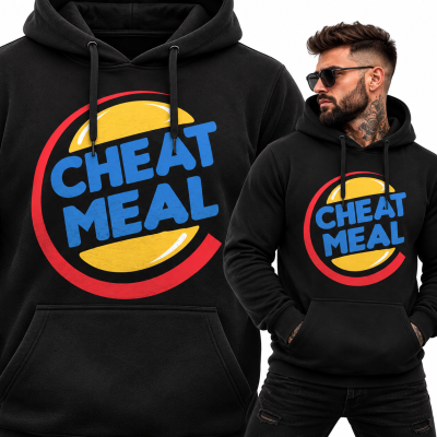 BLUZA Z KAPTUREM  NA SIŁOWNIĘ CHEAT MEAL